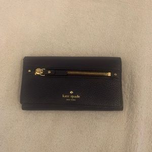 Kate Spade Navy Blue Wallet-Like new!